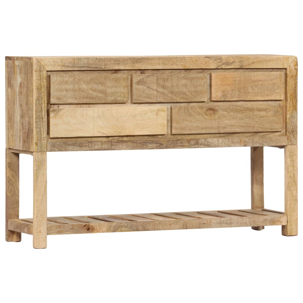 Buffet 120x30x75 cm bois de manguier massif