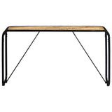 Table console 140 x 35 x 76 cm Bois de manguier massif brut