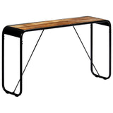 Table console 140 x 35 x 76 cm Bois de manguier massif brut