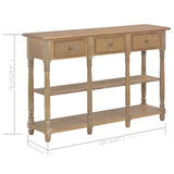 Table console 120x30x76 cm MDF