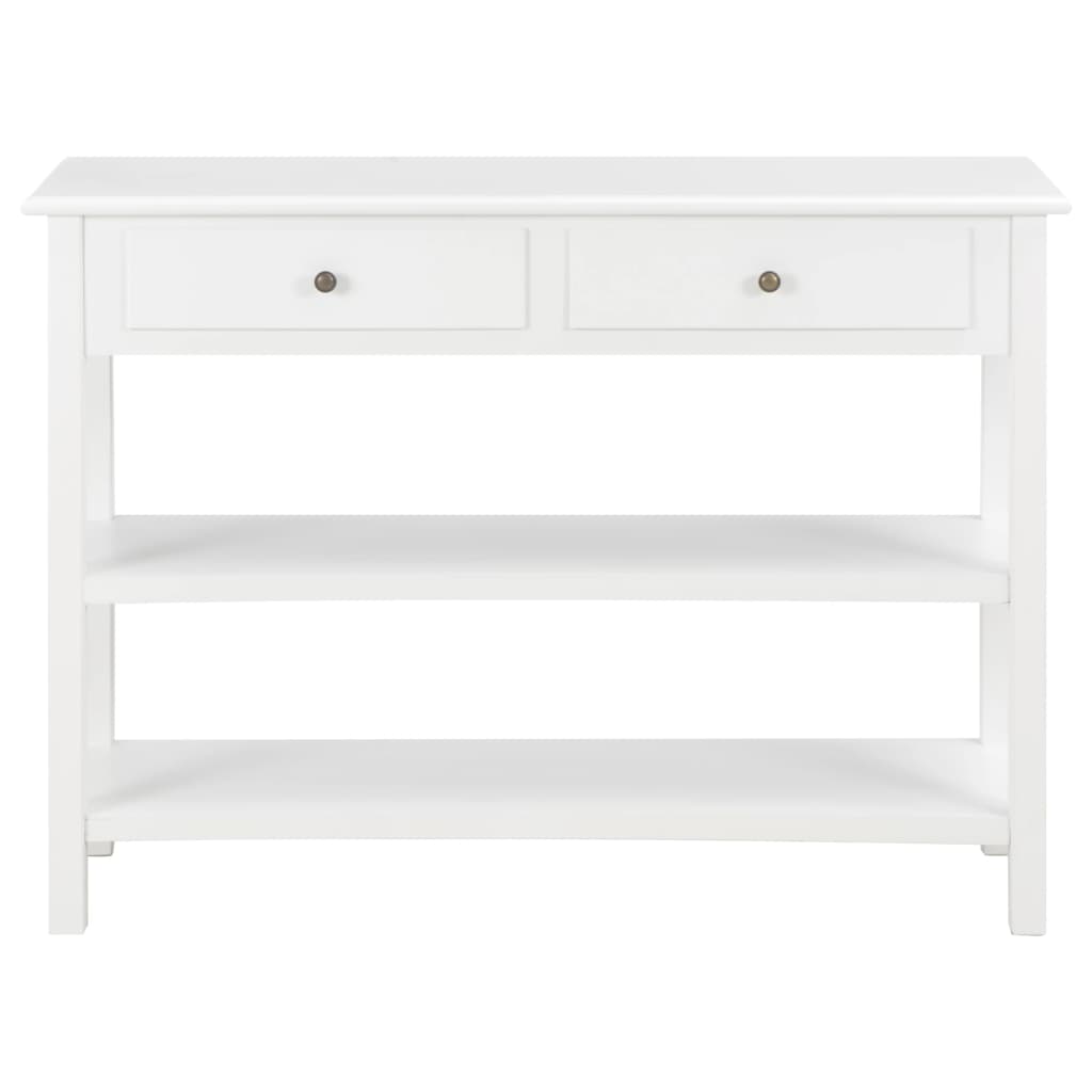 Buffet Blanc 110x35x80 cm MDF