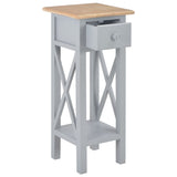 Table d'appoint Gris 27 x 27 x 65,5 cm Bois