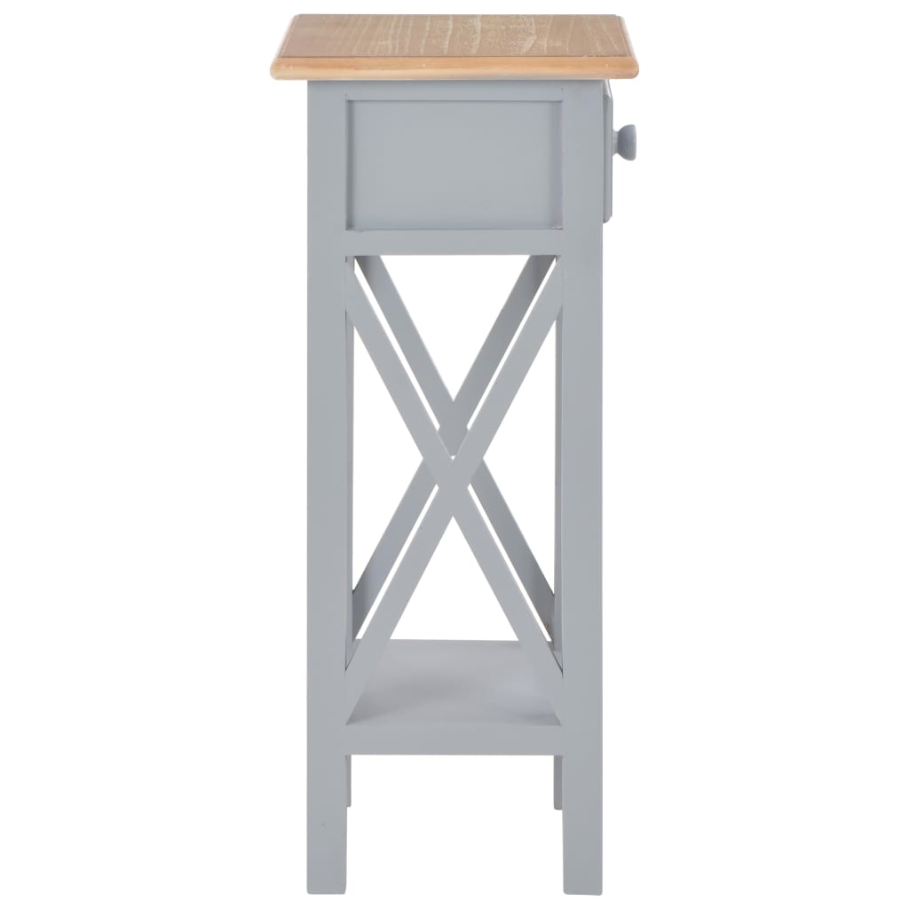 Table d'appoint Gris 27 x 27 x 65,5 cm Bois