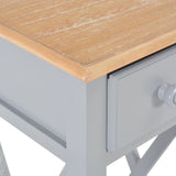 Table d'appoint Gris 27 x 27 x 65,5 cm Bois