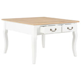 Table basse Blanc 80 x 80 x 50 cm Bois