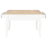 Table basse Blanc 80 x 80 x 50 cm Bois