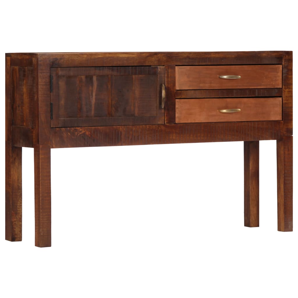 Buffet 118x30x75 cm Bois de manguier massif