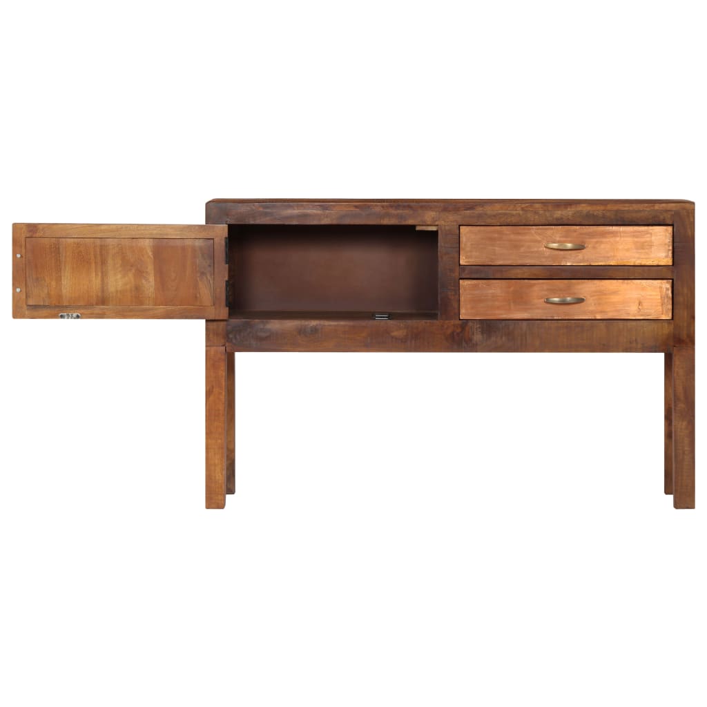 Buffet 118x30x75 cm Bois de manguier massif