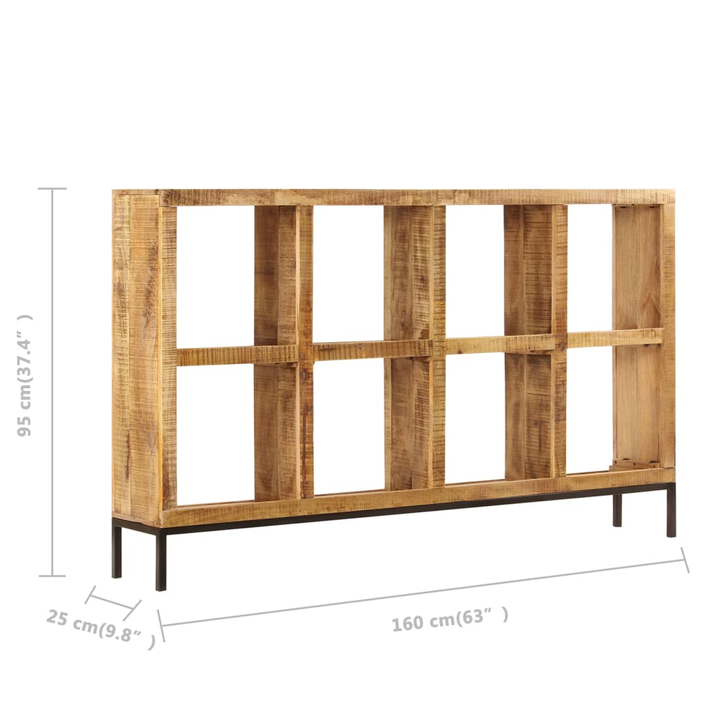 Buffet 160x25x95 cm Bois de manguier massif