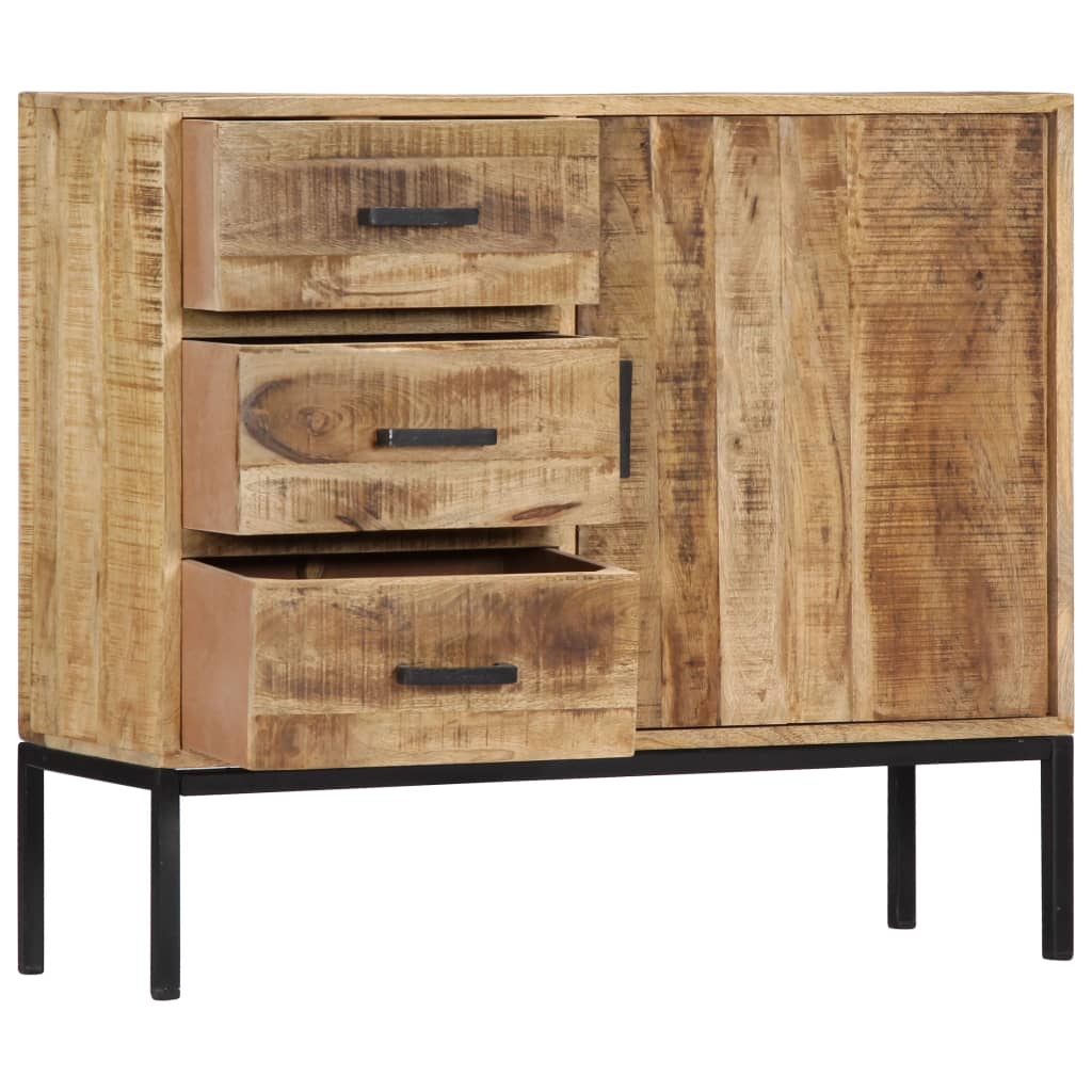 Buffet 88x30x71 cm Bois de manguier massif