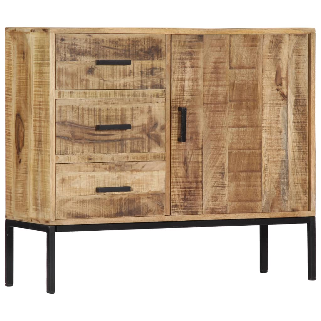 Buffet 88x30x71 cm Bois de manguier massif