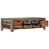 Table basse Gris 100x50x30 cm Bois massif