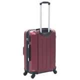 Valise rigide 3 pcs Rouge bordeaux ABS