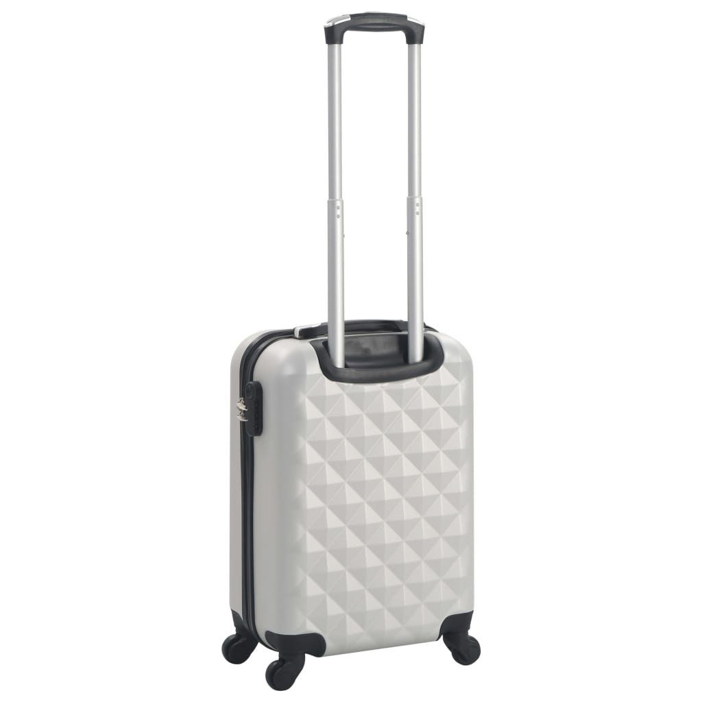 Valise rigide Argenté brillant ABS