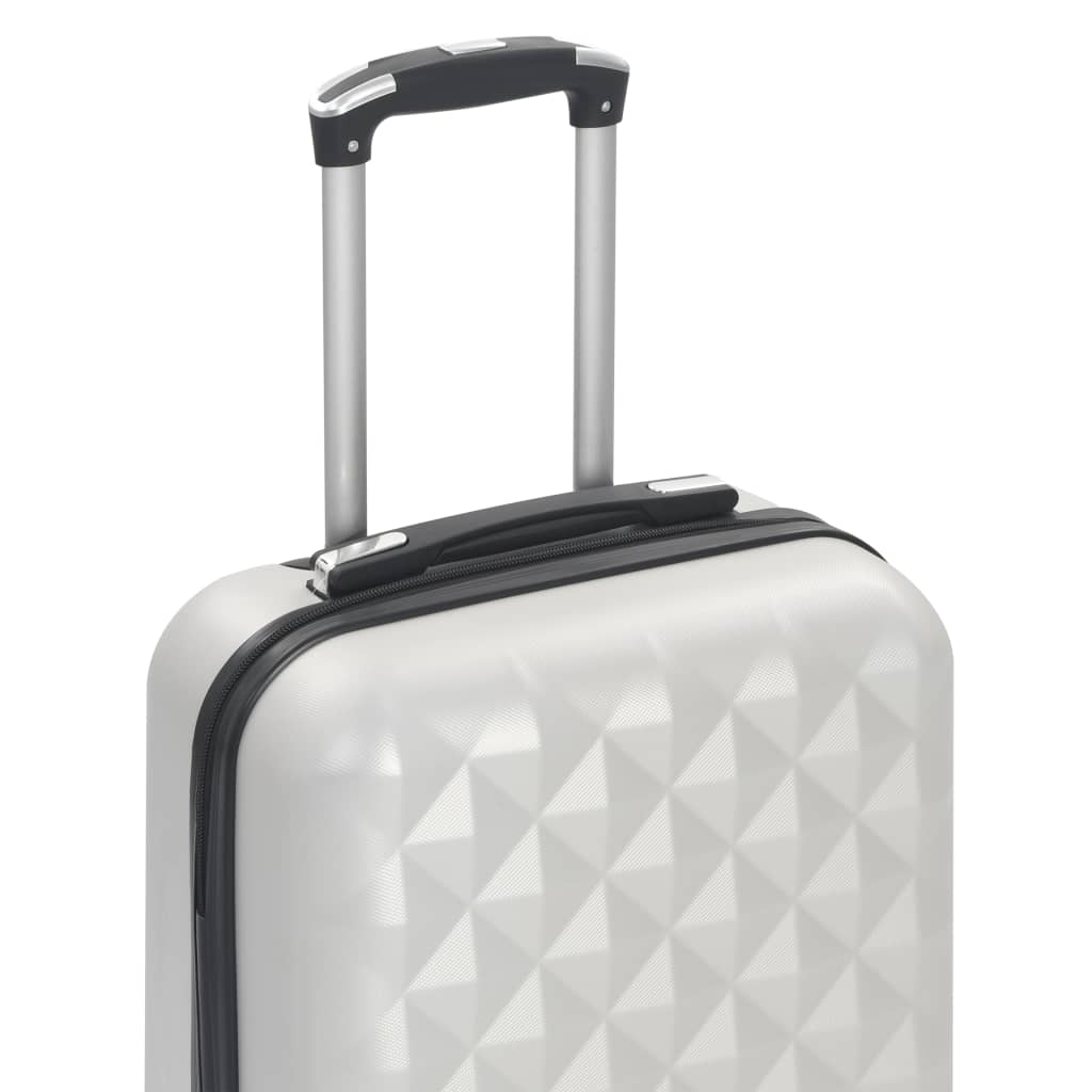 Valise rigide Argenté brillant ABS