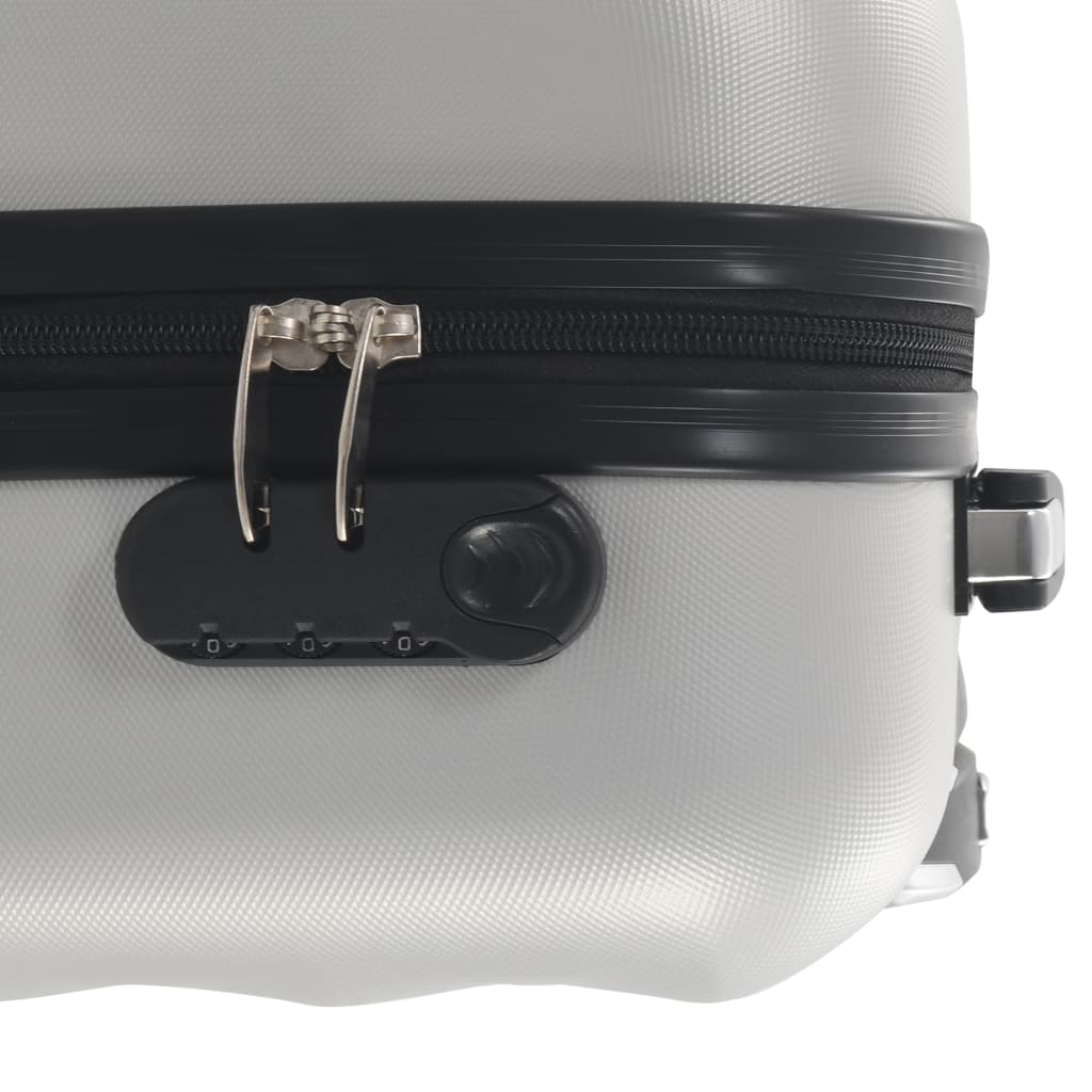 Valise rigide Argenté brillant ABS