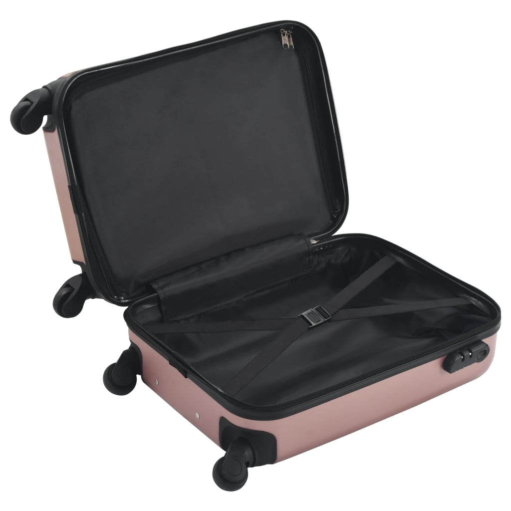 Valise rigide Doré rose ABS