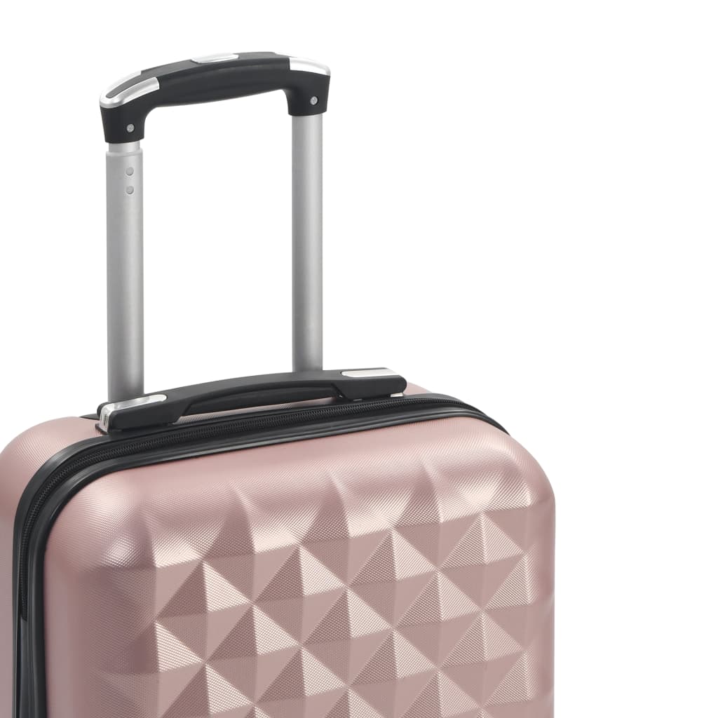 Valise rigide Doré rose ABS