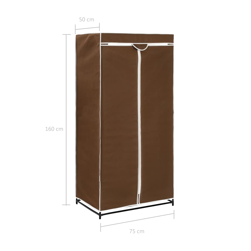 Garde-robe Marron 75x50x160 cm