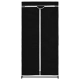 2 pcs Garde-robes Noir 75x50x160 cm