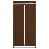 2 pcs Garde-robes Marron 75x50x160 cm