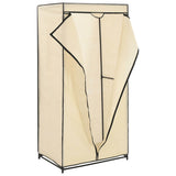 2 pcs Wardrobes Cream 75x50x160 cm