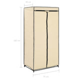 2 pcs Wardrobes Cream 75x50x160 cm