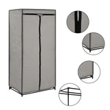 2 pcs Wardrobes Gray 75x50x160 cm