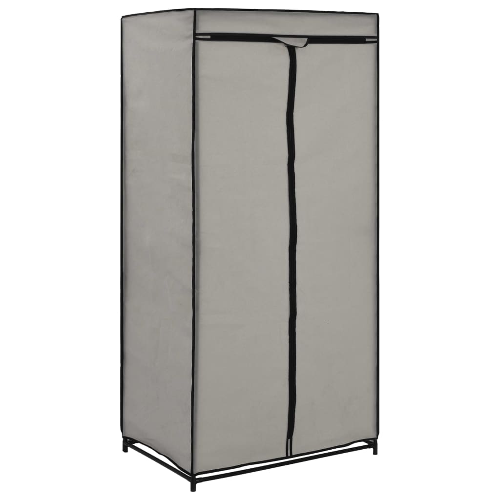 2 pcs Wardrobes Gray 75x50x160 cm