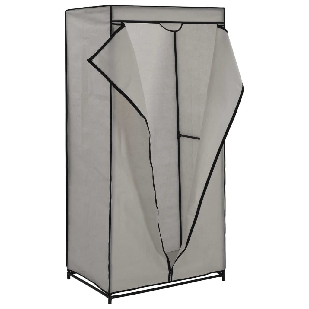 2 pcs Wardrobes Gray 75x50x160 cm