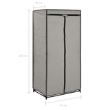 2 pcs Wardrobes Gray 75x50x160 cm