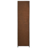 Garde-robe avec 4 compartiments Marron 175x45x170 cm