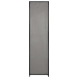 Garde-robe avec 4 compartiments Gris 175x45x170 cm