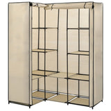 Corner wardrobe Cream 130 x 87 x 169 cm