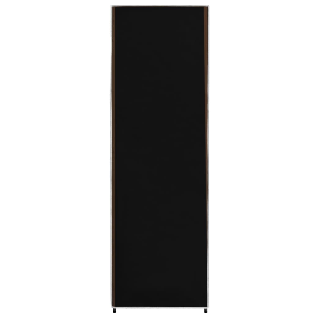 Garde-robe Noir 87 x 49 x 159 cm Tissu