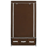 Garde-robe Marron 87x49x159 cm Tissu