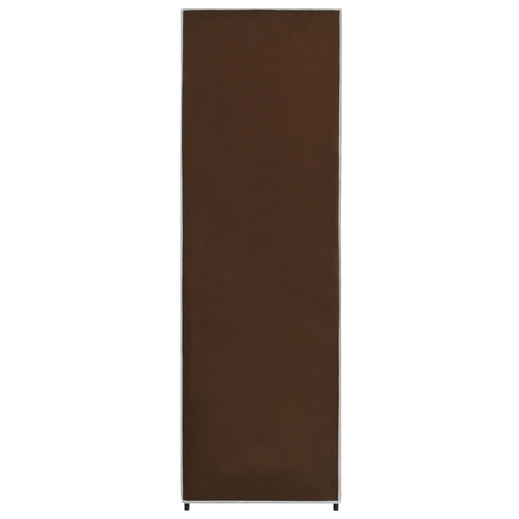 Garde-robe Marron 87x49x159 cm Tissu