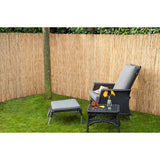 Nature 2 pcs Écrans de jardin Roseau de bambou 500 x 150 cm