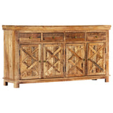 Buffet avec 4 tiroirs 160x40x85 cm Bois massif de manguier