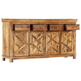 Buffet avec 4 tiroirs 160x40x85 cm Bois massif de manguier