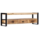 Meuble TV 150x30x45 cm Bois solide de manguier