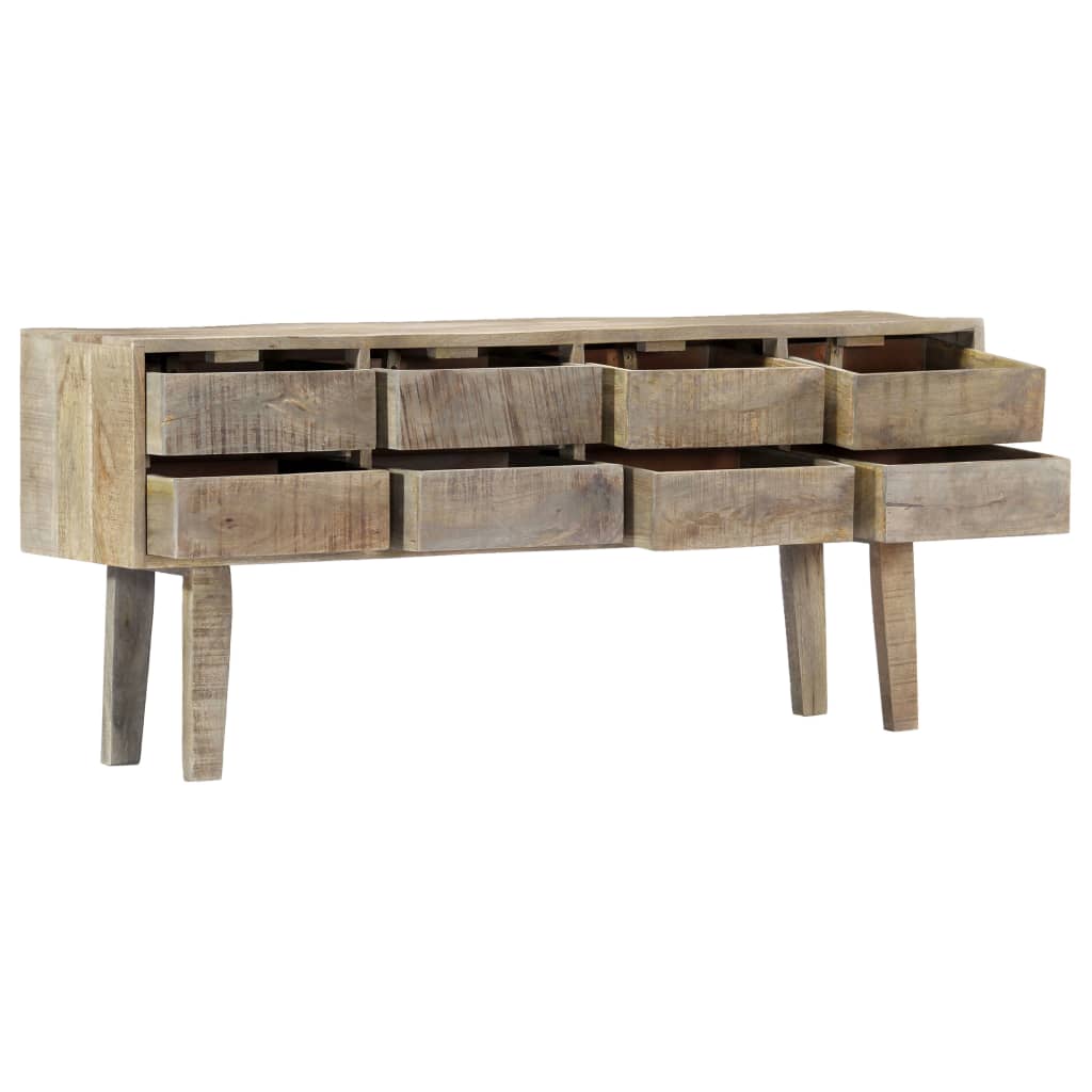 Buffet 140x30x60 cm Bois de manguier massif