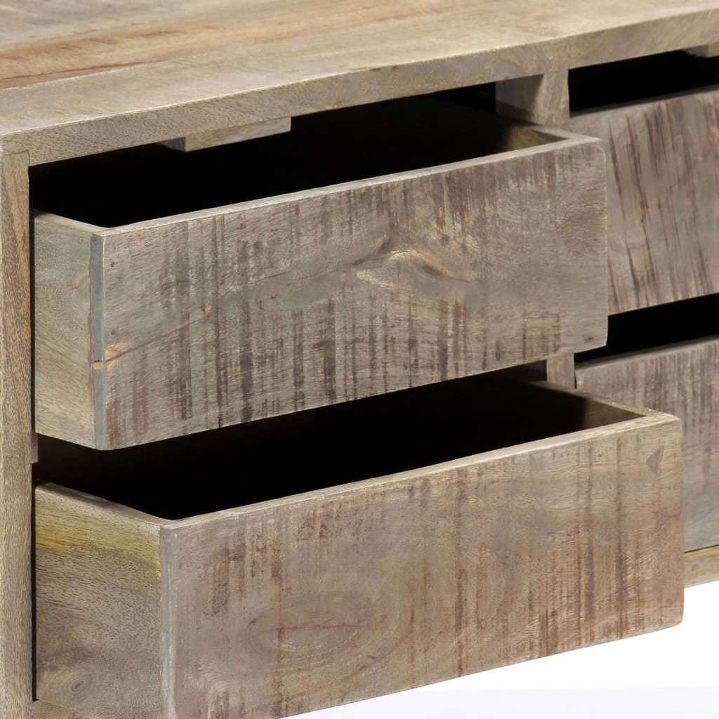 Buffet 140x30x60 cm Bois de manguier massif