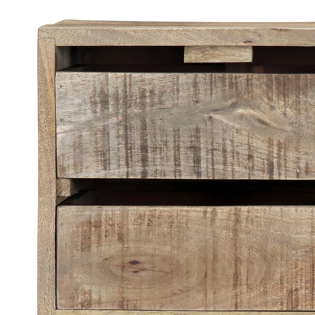 Buffet 140x30x60 cm Bois de manguier massif