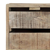 Buffet 140x30x60 cm Bois de manguier massif