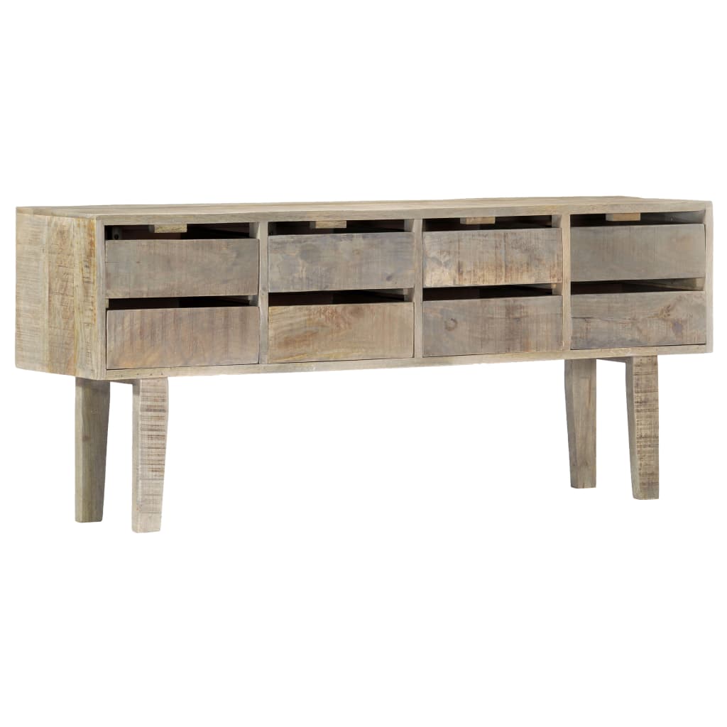 Buffet 140x30x60 cm Bois de manguier massif