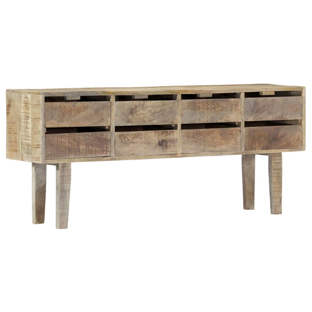 Buffet 140x30x60 cm Bois de manguier massif