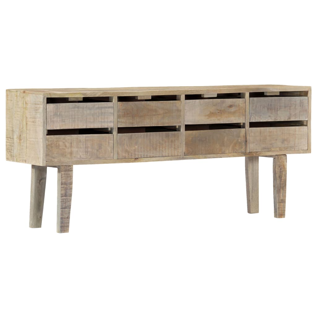 Buffet 140x30x60 cm Bois de manguier massif