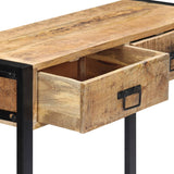 Table console 90 x 30 x 75 cm Bois de manguier massif