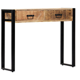 Table console 90 x 30 x 75 cm Bois de manguier massif